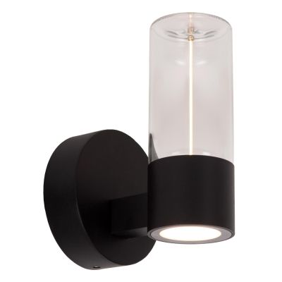 Lucide FILANI - Wall light Indoor/Outdoor - LED - 1x6,5W 2700K - IP54 - Black